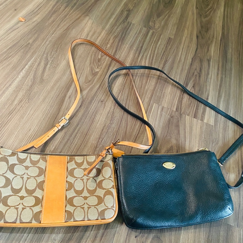 2 coach crossbody bags